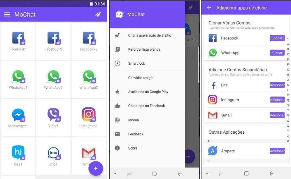 Como clonar aplicativos Android