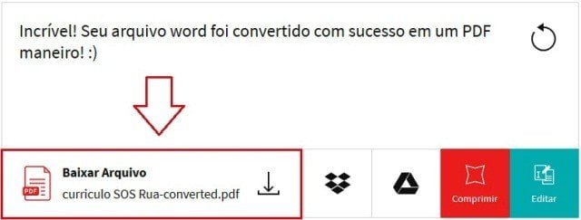 Convertendo PDF para Word