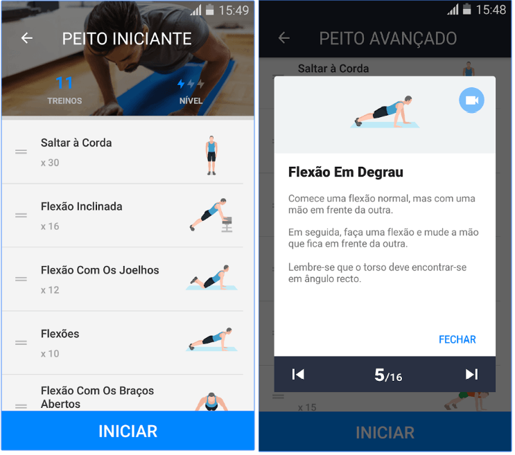 Como fazer treino em casa