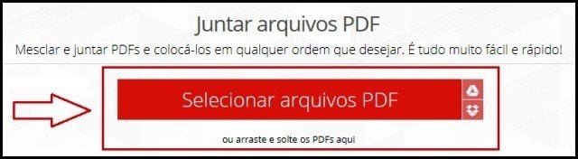 Unindo documentos PDF