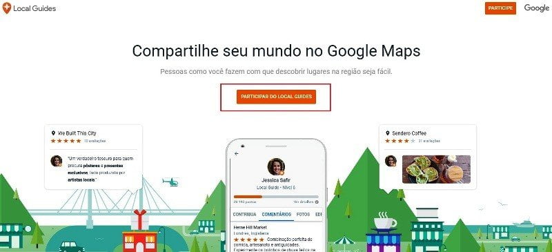 Como participar do Google Guides?