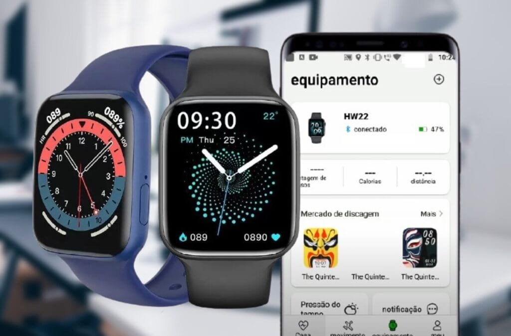 Como Configurar Smartwatch HW22 Cia Computadores Tutoriais