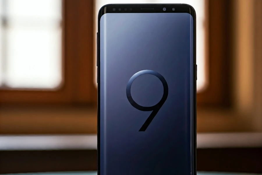 Botões de reset do Samsung Galaxy S9.