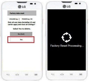 Hard Reset LG L65 Dual