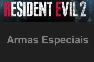 Resident Evil 2 localização das armas