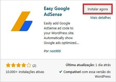 Usando um plugin para exibir os Anúncios Automáticos