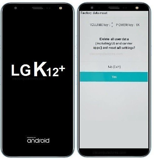 Hard Reset LG K12