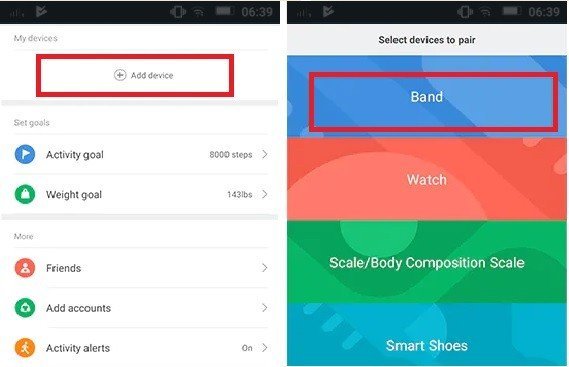 Como emparelhar a Xiaomi Mi Band 4 com o celular