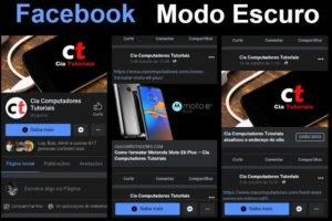 Como ativar modo escuro no Facebook