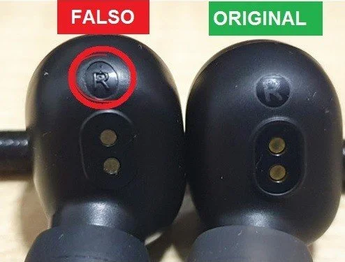 Como saber se o AirDots falso ou original Cia Computadores