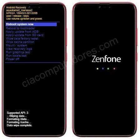 Hard Reset Asus Zenfone Max Plus (M2)