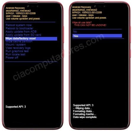 Hard Reset Asus Zenfone Max Plus (M2)