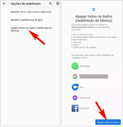 Como formatar o Motorola Moto E6 Play pelas configurações?