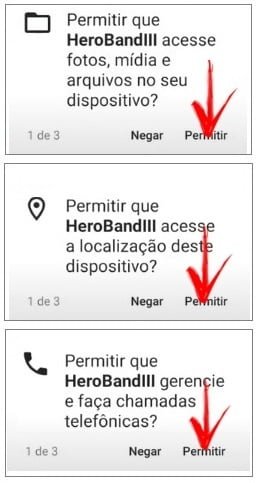 aplicativo para hero band 3