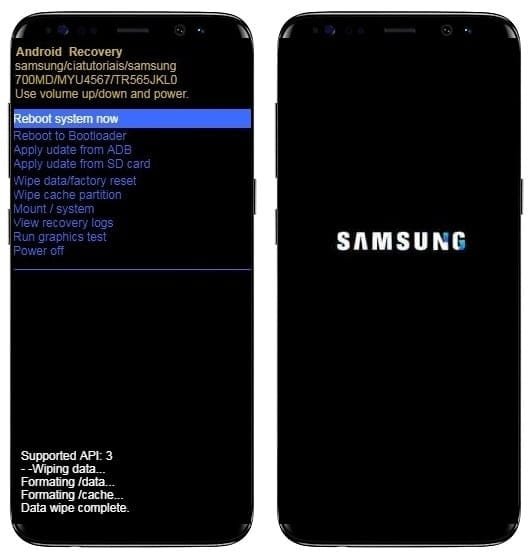 Как сделать hard reset на samsung s8