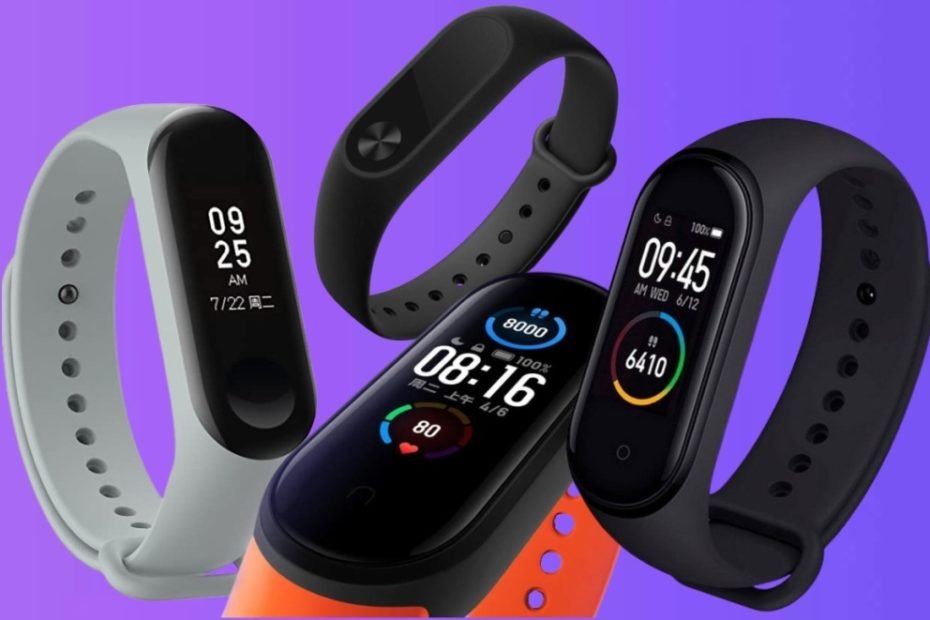 Xiaomi Mi Band 2, 3, 4 e 5