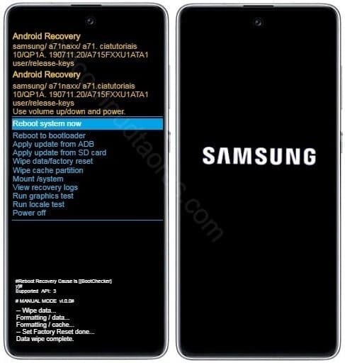 hard reset galaxy s10