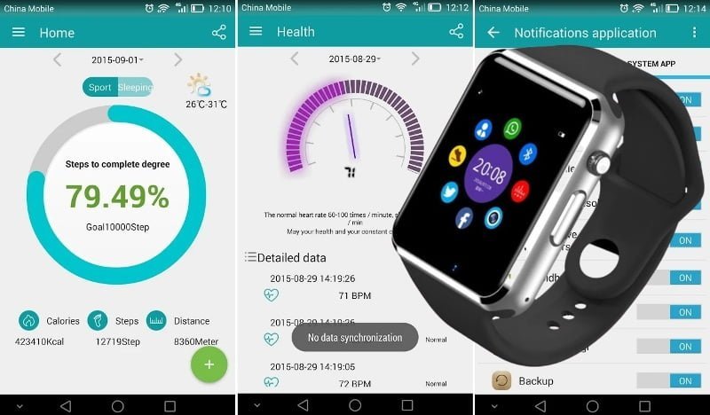 app para relogio smartwatch a1