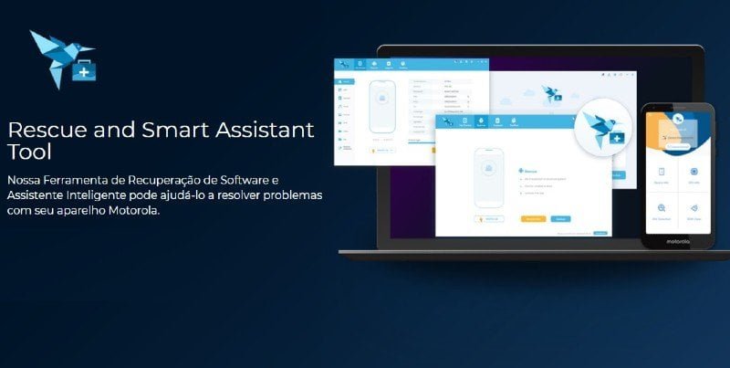 Como Recuperar o Motorola Moto E7 Power com o Rescue and Smart Assistant Tool