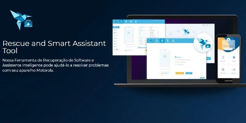 Como Recuperar o Motorola Moto E7 Power com o Rescue and Smart Assistant Tool
