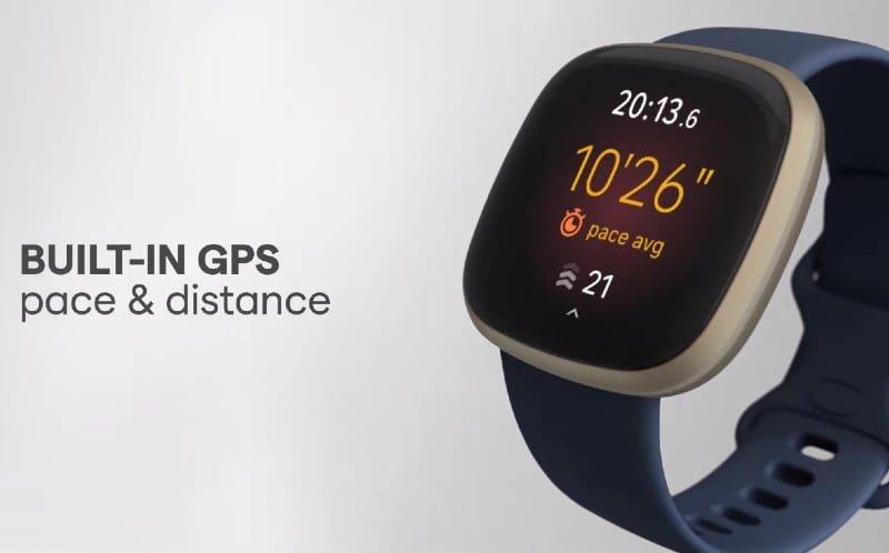 Fitbit Versa 3 com GPS integrado