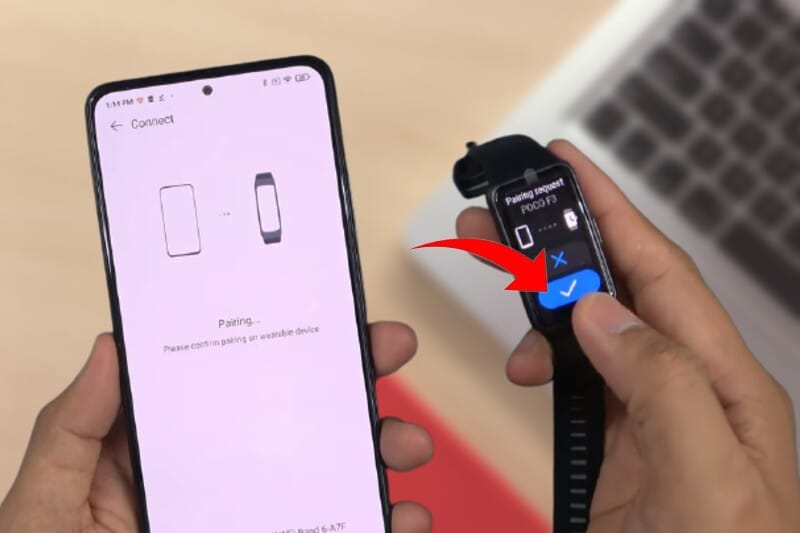 Como emparelhar a Huawei Band 6 no celular