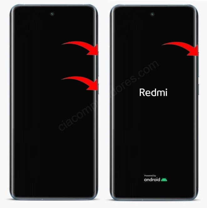 Como formatar Xiaomi Redmi Note 10s pelos botões?