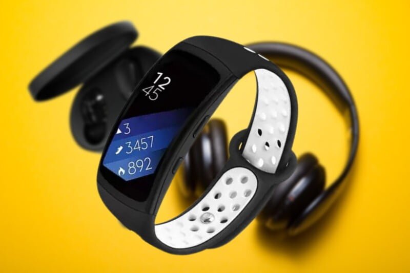 Conectando o Samsung Gear Fit 2 com um fone de ouvido Bluetooth