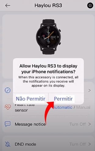 Como emparelhar o smartwatch Haylou RS3 com o celular?