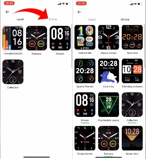 Como baixar e usar Watch Faces no Maimo Watch?