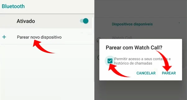 Como fazer chamadas diretamente do smartwatch HW19?