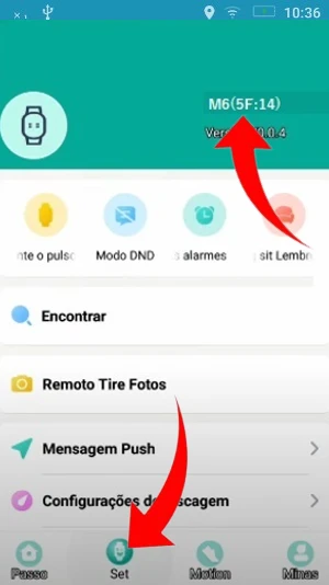 Como emparelhar a smartband M6 no celular