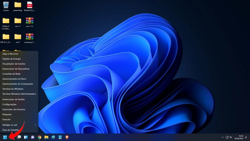 Como acessar o Mini Menu do Windows 11?