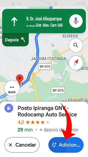 Google Maps: como criar alertas para abastecer o carro durante uma viagem