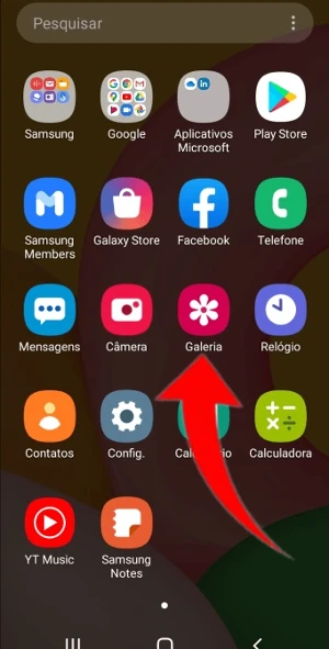 Como editar um print da tela no Samsung Galaxy A01?