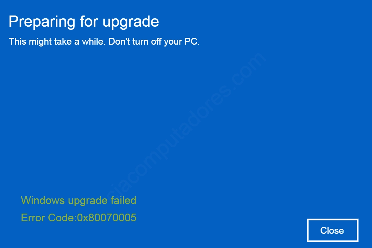 Como corrigir erro “Falha na atualização do Windows” 0x80070005