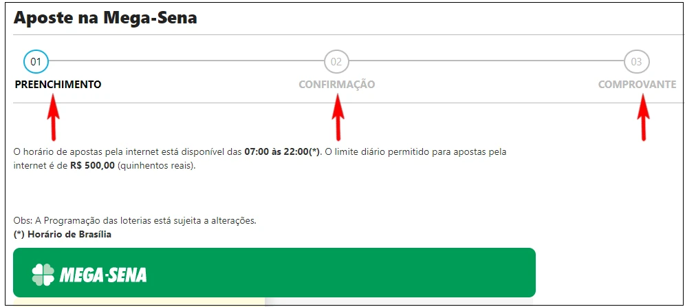 Como apostar online na Mega-Sena?