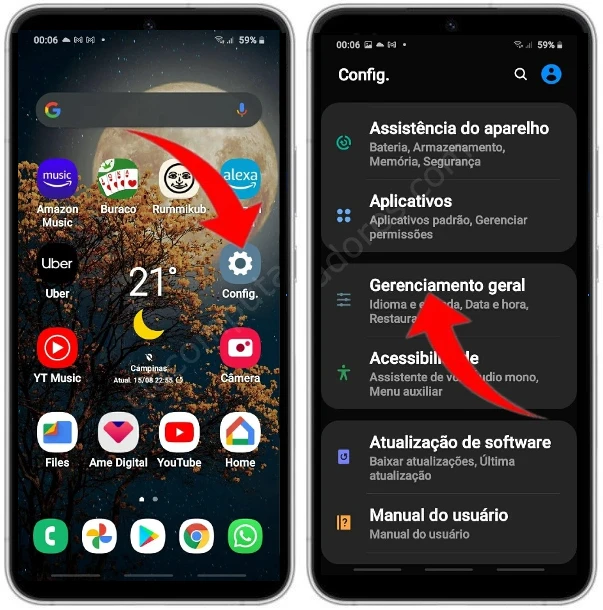 Como formatar o Samsung Galaxy S22 pelas configurações?