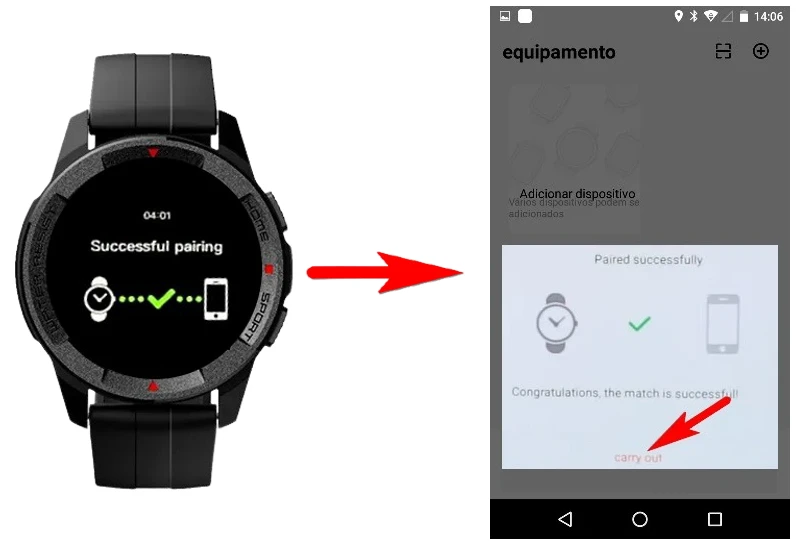 Emparelhando o relógio Mibro X1 com o celular