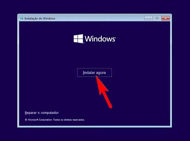 Passos para instalar o Windows 11