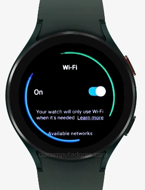 Conectando o Galaxy Watch 4 na rede Wi-Fi