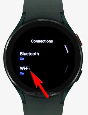 Conectando o Galaxy Watch 4 na rede Wi-Fi