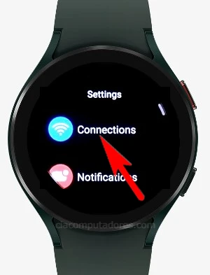 Conectando o Galaxy Watch 4 na rede Wi-Fi