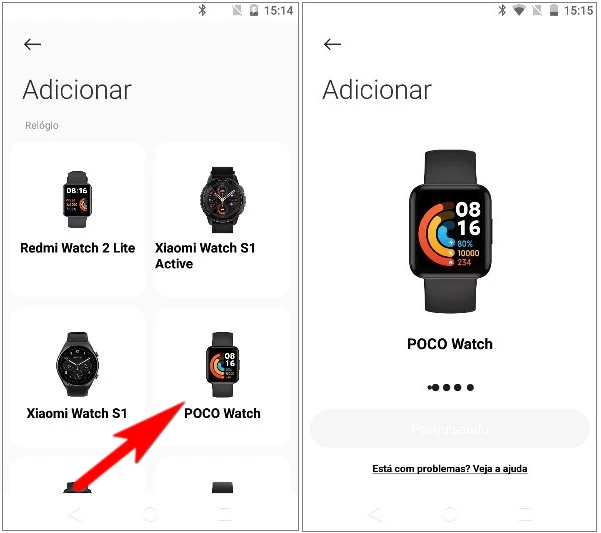 Como emparelhar ou conectar o Poco Watch com celular?