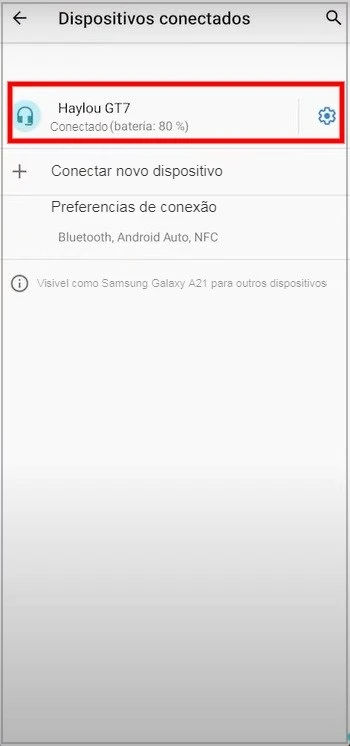 Como emparelhar os fones Haylou GT7 no celular?