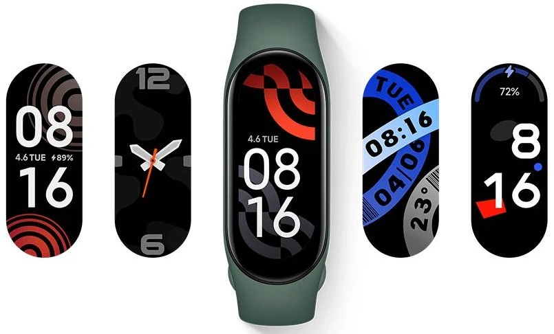 Xiaomi Mi Band 7 Mais de 100 novos mostradores personalizáveis