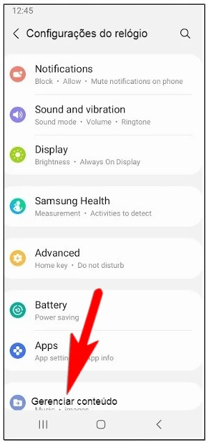 Como enviar fotos ou imagens do telefone para o Galaxy Watch 4?