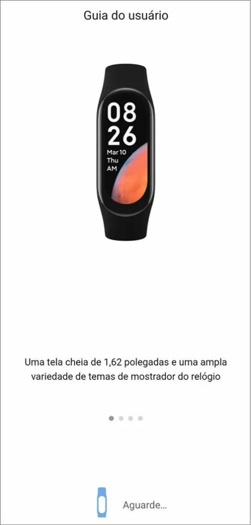 Conectando ou Emparelhando a Xiaomi Mi Band 7 com o celular