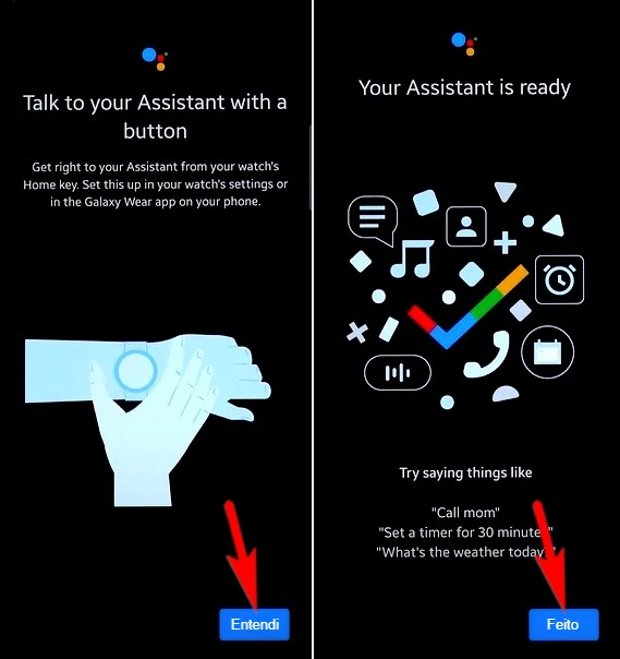 Como baixar a atualização do Google Assistente no Samsung Galaxy Watch 4?