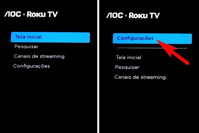 Como reiniciar AOC Roku TV?